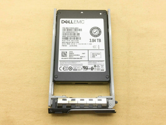X8F87 DELL EMC 3.84TB 12Gbps SAS 2.5IN HOT-PLUG SSD 0X8F87 MZ-ILT3T8A