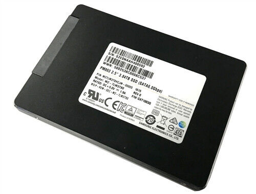 MZ-7LM3T8N SAMSUNG PM863a 3.84TB SATA 2.5in SSD %90 health  or above  4tb