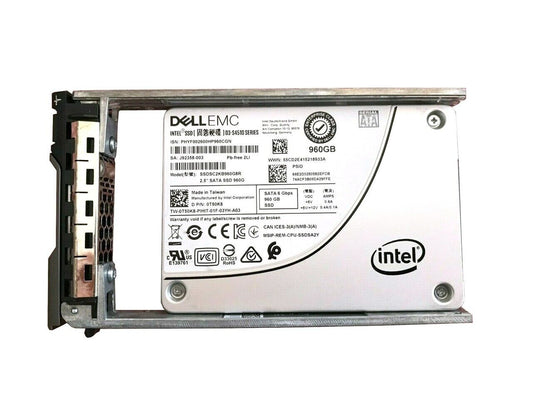 Dell T50K8 960GB TLC SATA SSD 2.5" 6Gbps RI Solid State Drive SSDSC2KB960G8R