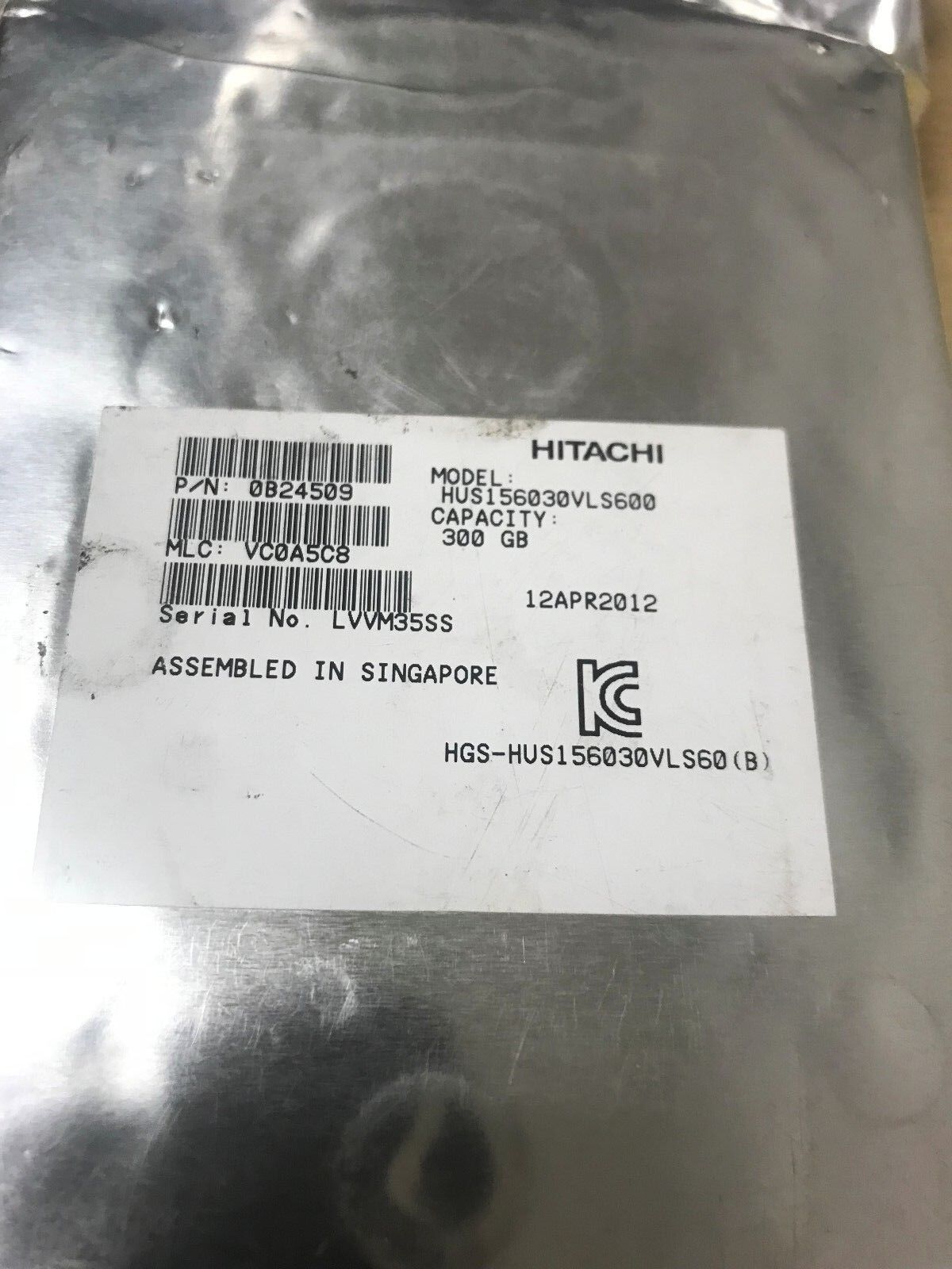 Sun 300GB, 15K RPM, SAS, w/ tray Hitachi 0B24509 Version - HUS1530SCSUN300G