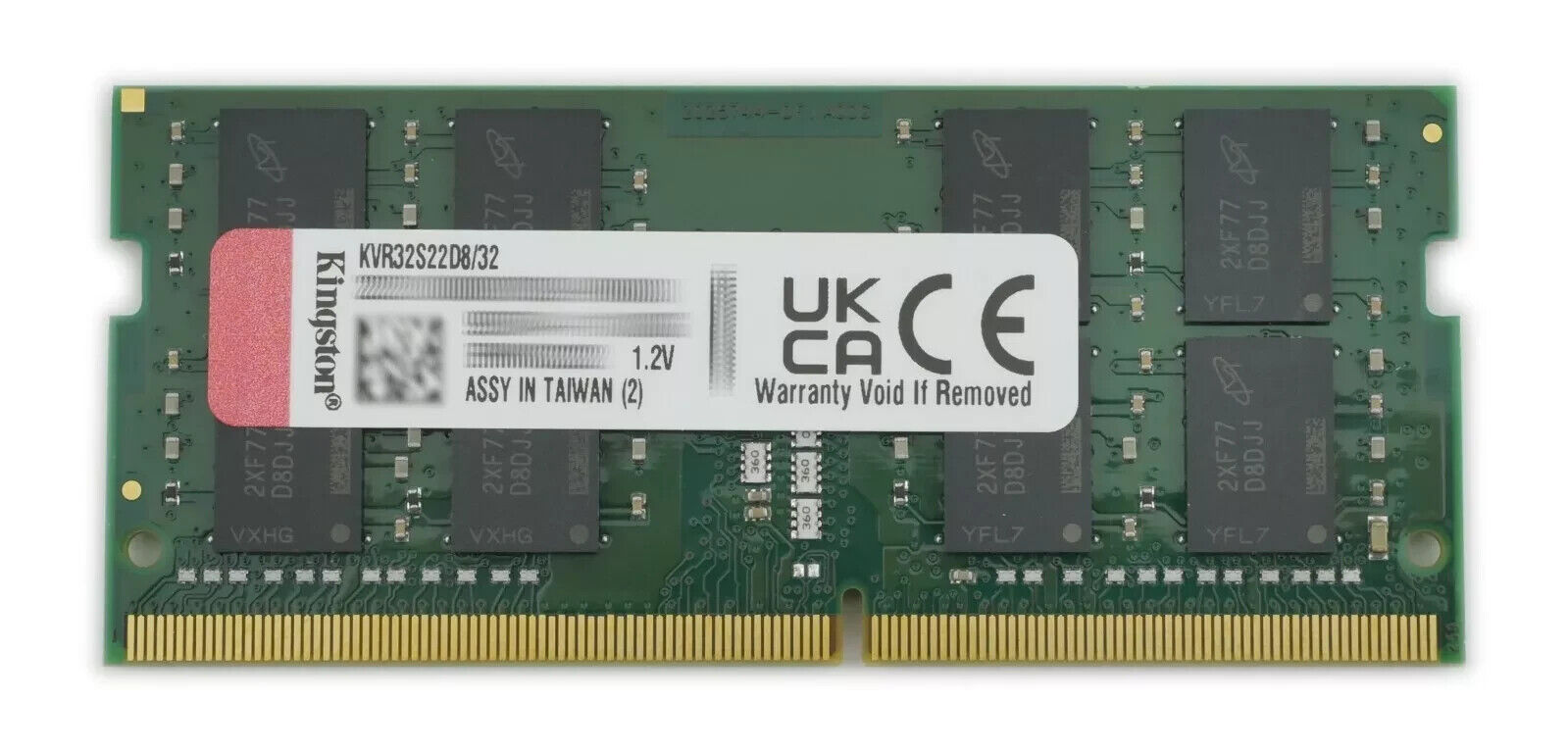 KINGSTON 32GB PC4-3200  DDR4-25600  KVR32S22D8/32  Laptop Memory NEW