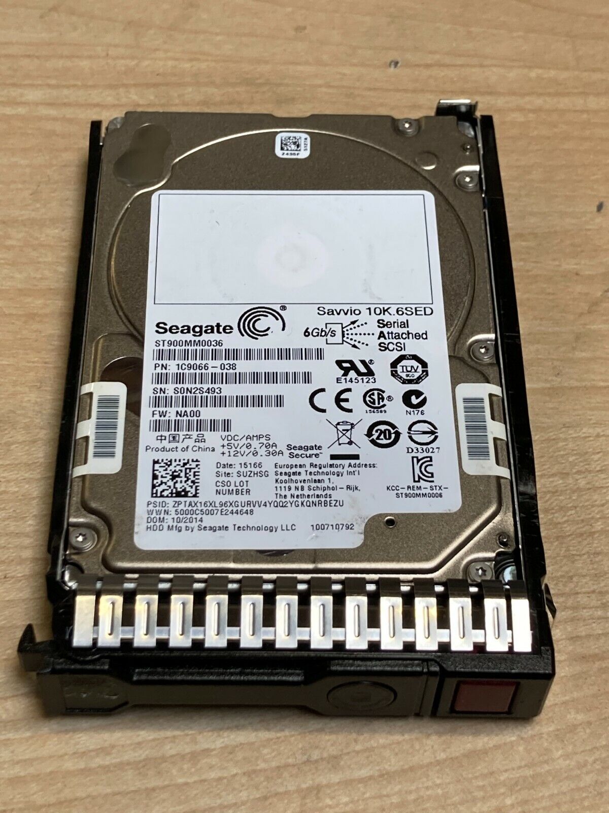 900GB 10K SAS 2.5" 6Gb/s Server Hard Drive Fits HP DL360 DL380 G8 Gen8 G9 Gen9