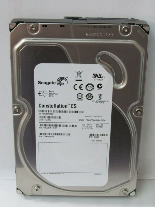 Seagate ST1000NM0001 1TB 7.2K SAS 6.0 Gbps 3.5 64MB ES HDD 512Bp/s DELL HP 0002