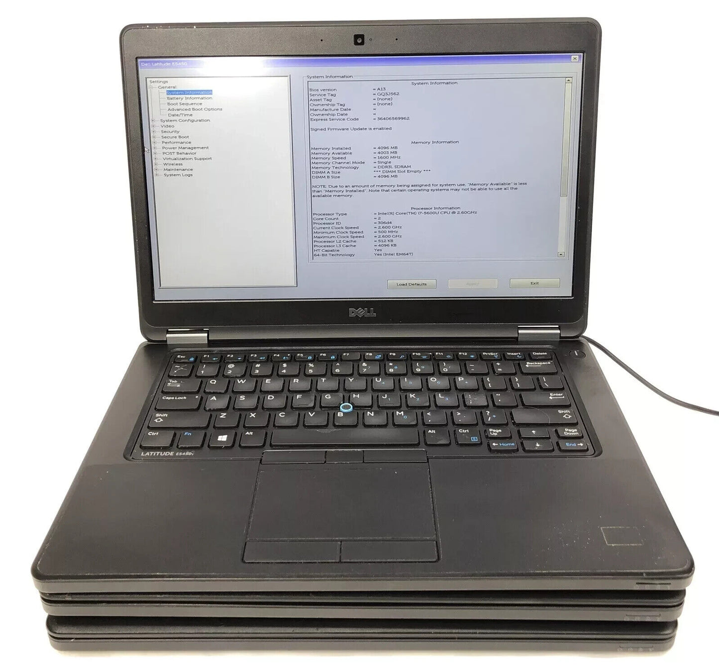 Lot of 11 Dell Latitude E5450, Intel Core i7-5600u @2.60Ghz,No Ram/HDD FOR PARTS