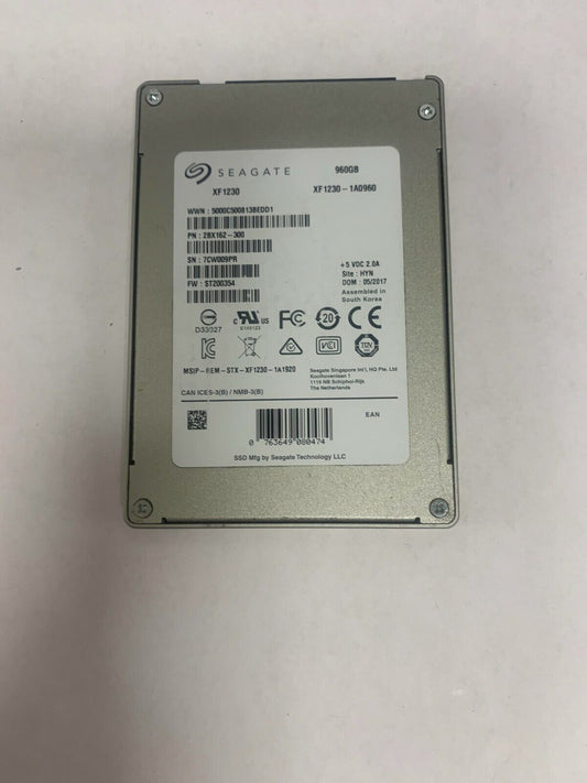 Seagate XF1230-1A0960 Nytro 960Gb SATA-6.0Gbps 7mm 2.5-Inch eMLC Internal SSD
