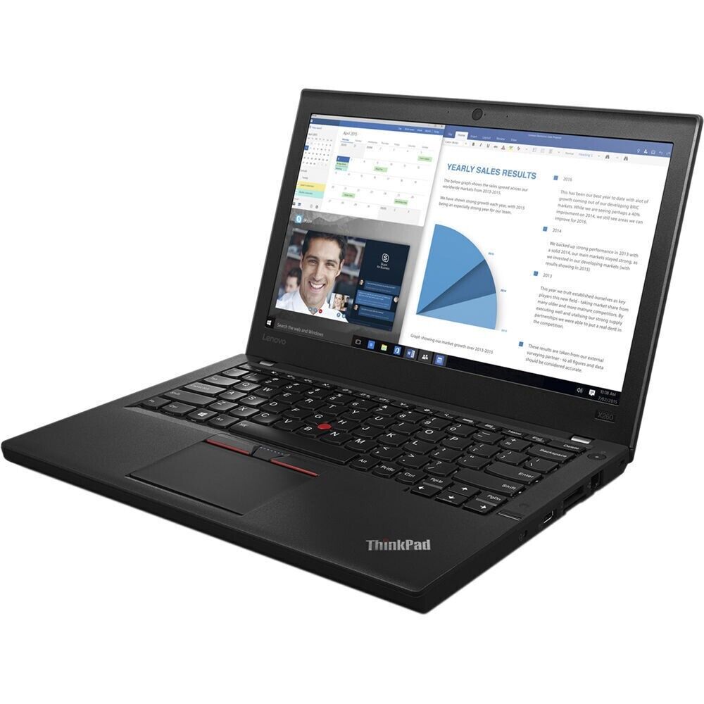 Lenovo ThinkPad X260 i7 6600U 16GB 512GB 12.5" Webcam Ultrabook W 11 PRO laptop