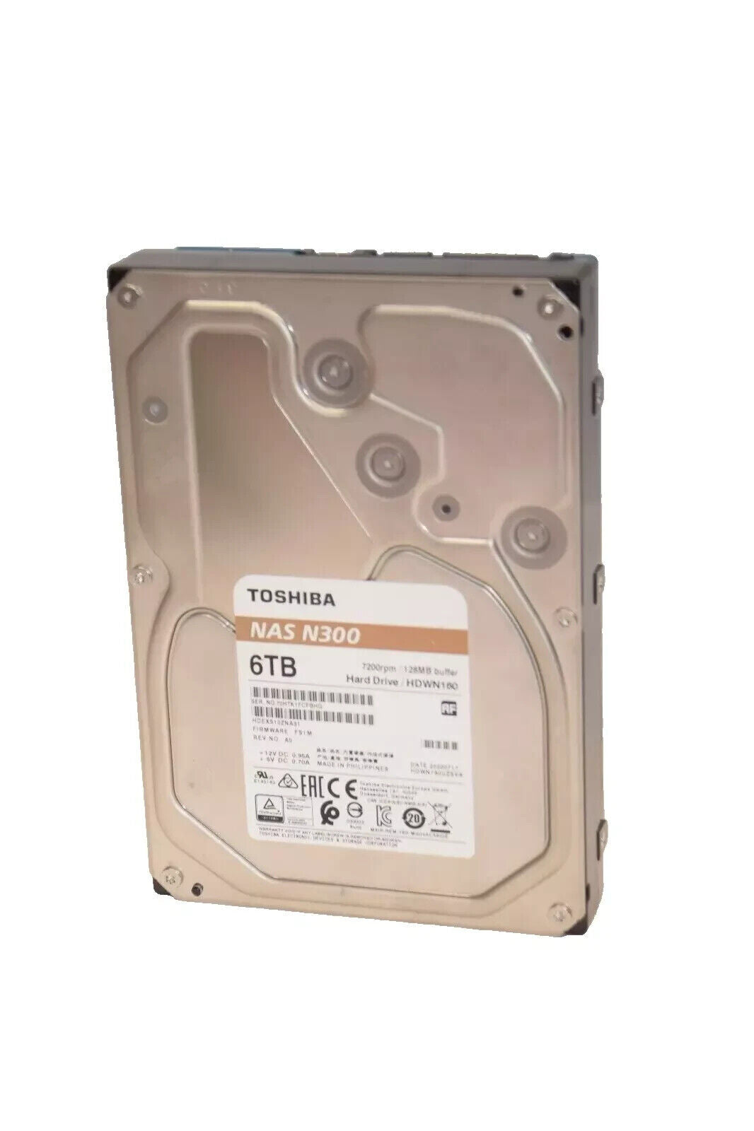 TOSHIBA NAS N300 , NASN300 6TB 3.5 SATA hard drive HDD  Internal Hard Drive