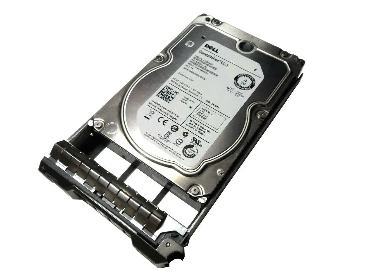 529FG ST4000NM0023 Dell POWEREDGE 4TB 7.2k 6Gbps 3.5" SAS Hard Drive HDD tray