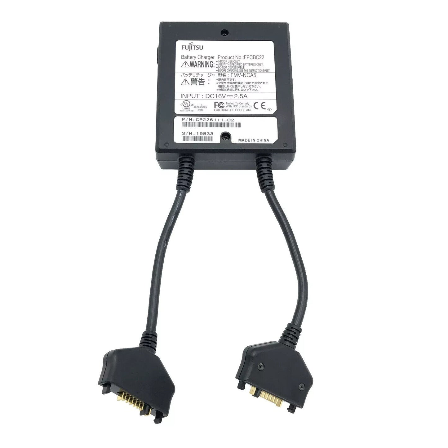 Genuine Fujitsu FPCBC22 Battery Charger 16V 2.5A FPCBC22 U1010