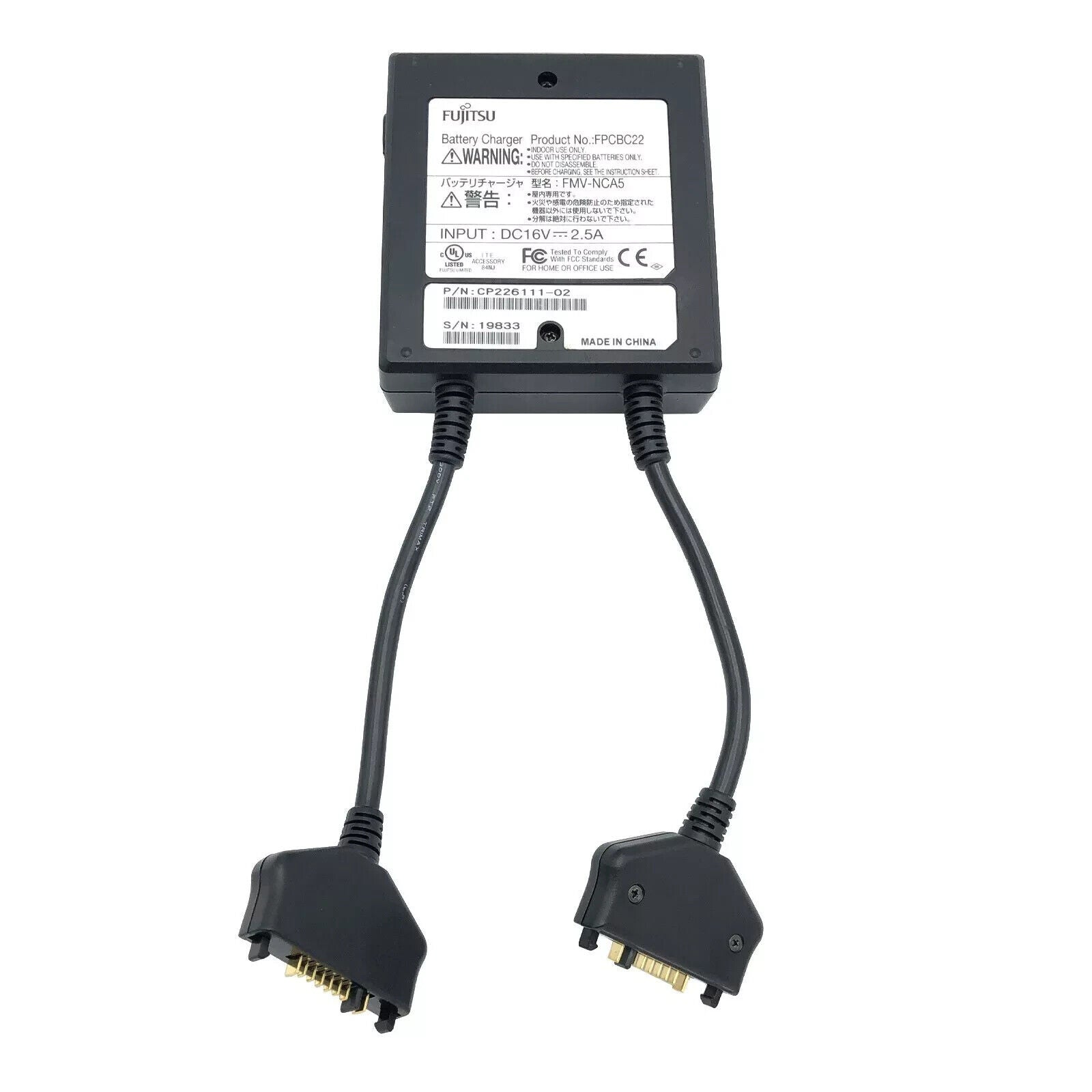 Genuine Fujitsu FPCBC22 Battery Charger 16V 2.5A FPCBC22 U1010
