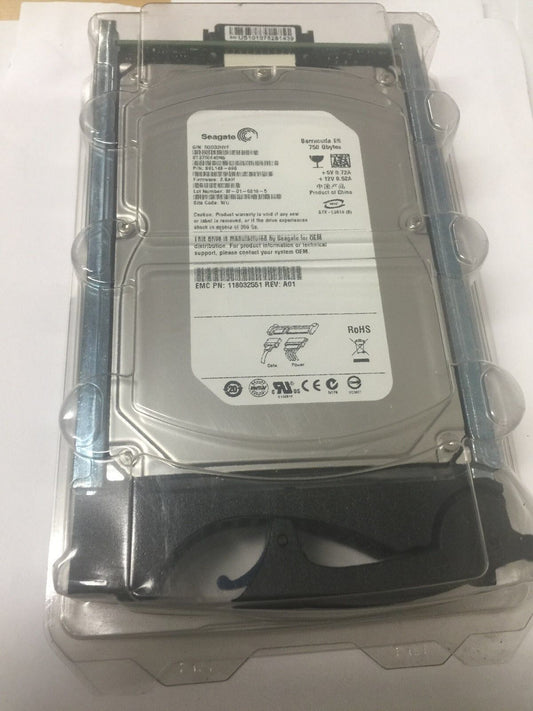 EMC 118032551 750GB, 7200RPM, 512BPS 3Gb SATA with tray for CX series only