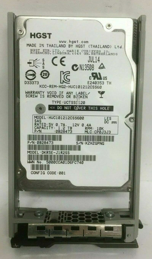 1.2TB 10K SAS 2.5" SAS 6G HARD DRIVE Fits DELL SERVER  R630 R710 R720 Server HDD