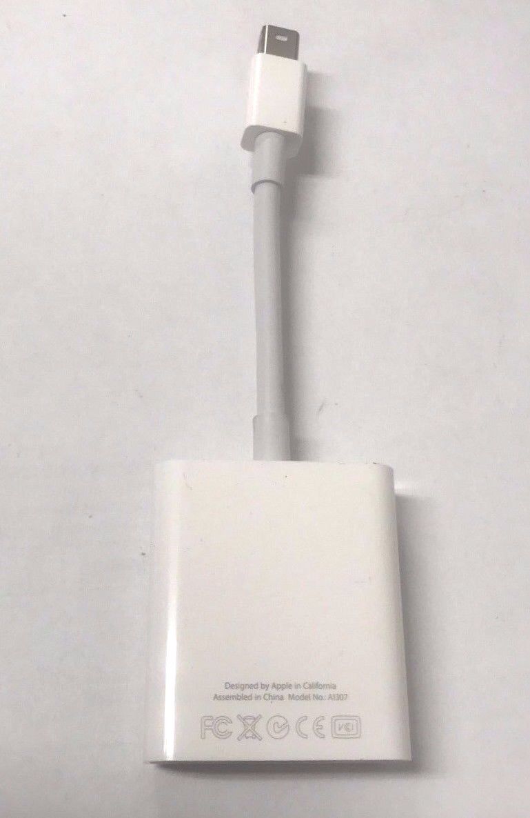 Original Genuine Apple Mini DisplayPort VGA Adapter A1307 Thunderbolt Projector