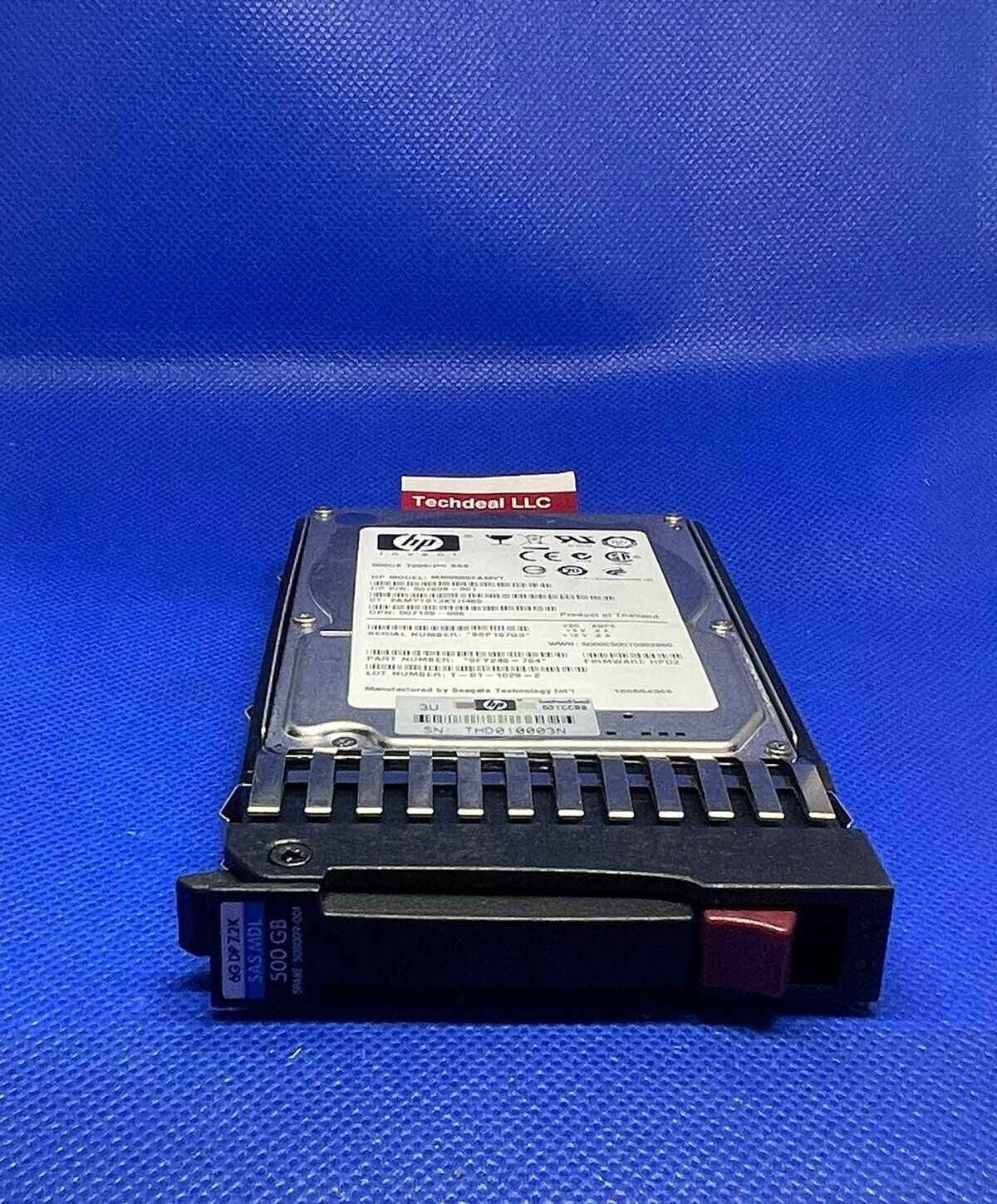 HP MM0500FBFVQ 605832-001 500GB 7200RPM SAS 2.5''HDD With Caddy