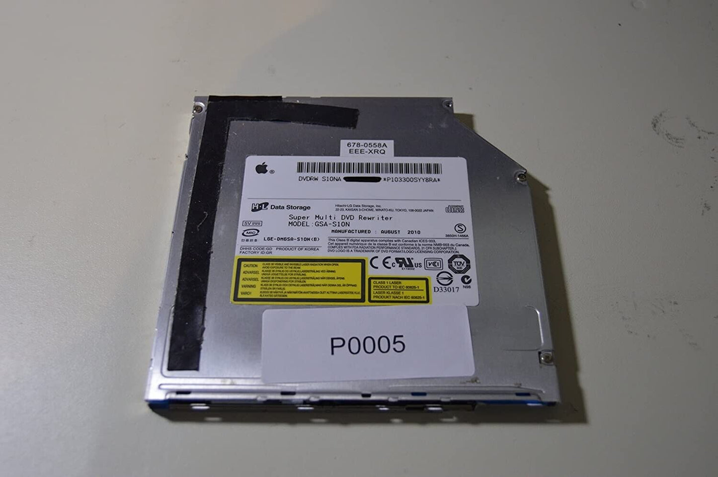 Genuine APPLE Macbook GSA-S10N DVD-RW Super Multi Laptop Drive 678-0558A / 41