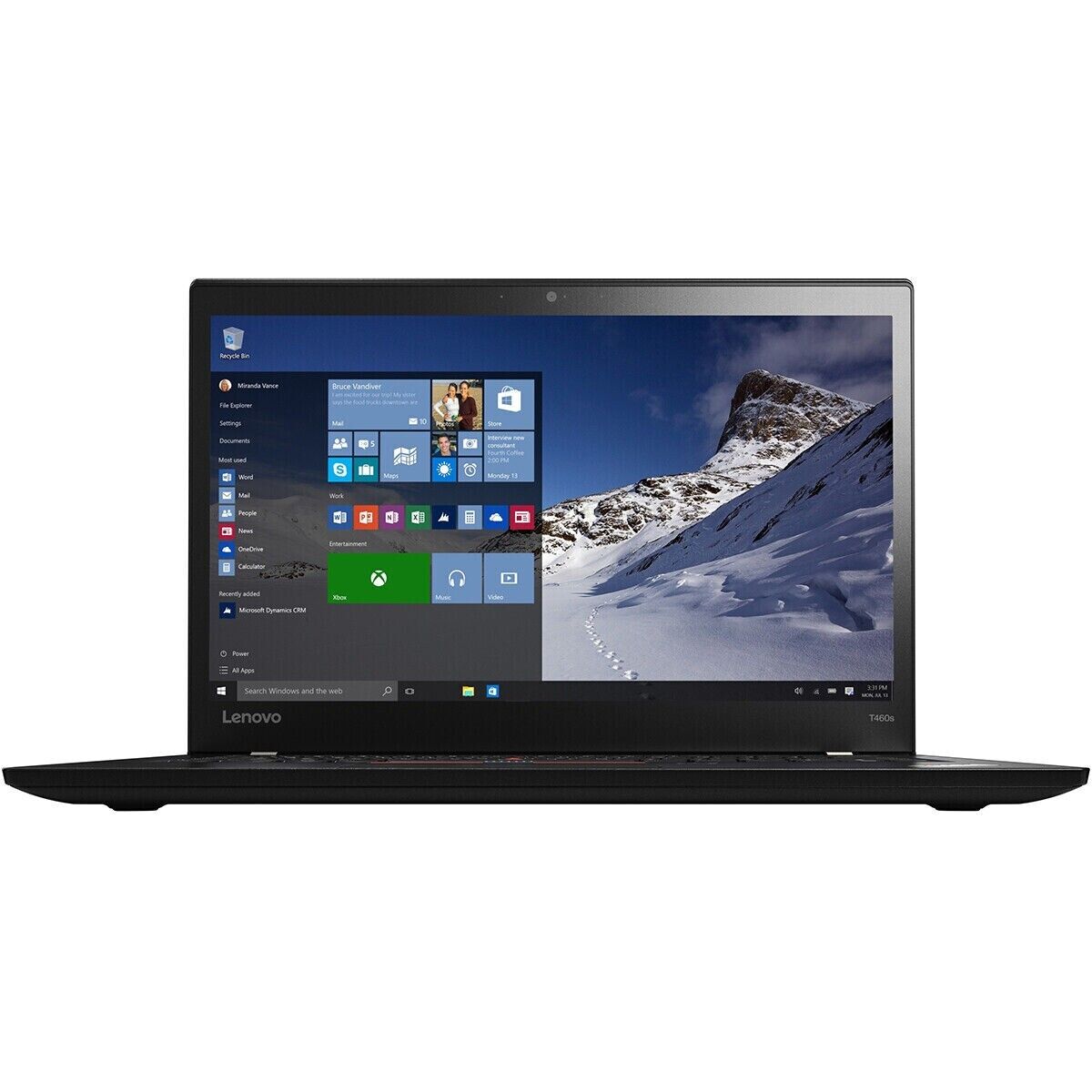Lenovo T460s 14" Intel i5 12GB 256GB SSD WIN 11 Pro Webcam laptop WIFI CAM