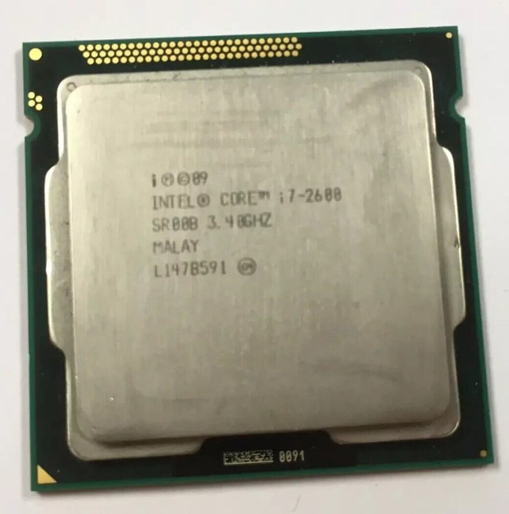 Intel Core i7 - 2600  / SR00B   3.40GHz 8-MB 4-Core CPU LGA 1155 CPU
