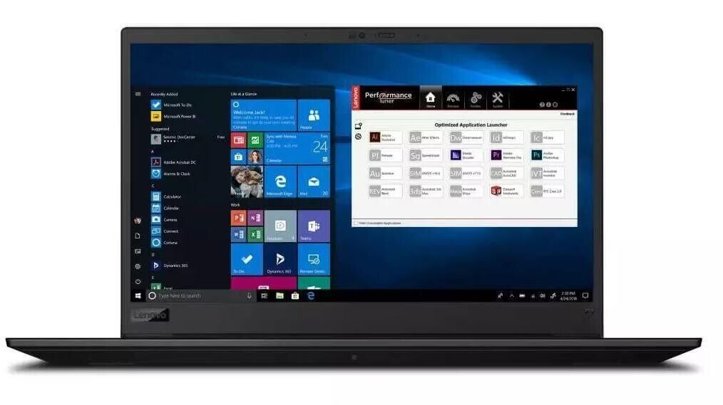 LENOVO THINKPAD P1 15.6" 4K TOUCH I7-8750H 1TB  32GB W 11 P Nvida P1000 Laptop