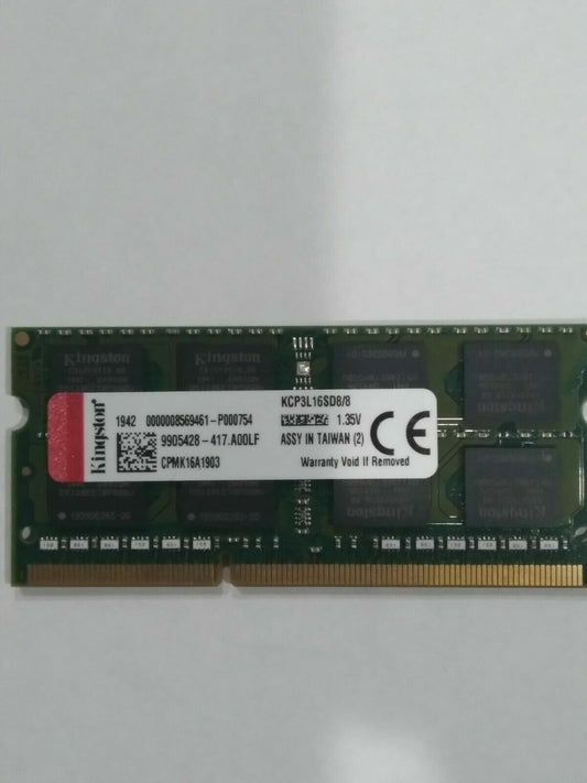 Kingston 8GB PC3-10600 DDR3-1333MHz non-ECC Unbuffered SoDIMM 204pin KCP313SD8/8