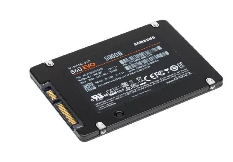 Samsung 860 SSD EVO 500GB 2.5" SATAIII Solid State Drive MZ-76E500 hard dive HDD
