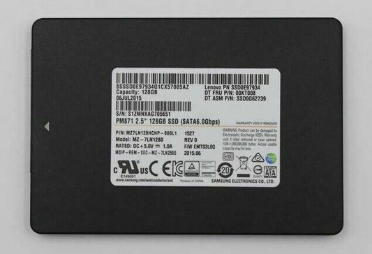 Samsung SSD PM871 2.5" 7MM 128GB MZ-7LN1280 Solid State Drive