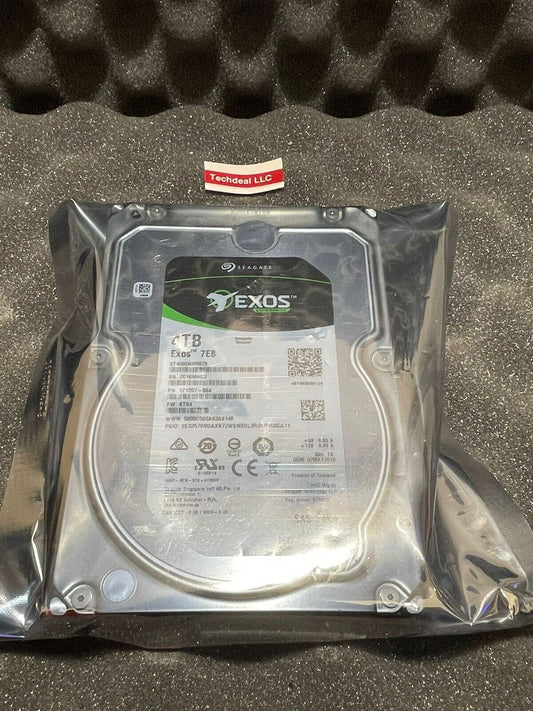 Seagate EXOS ST4000NM0075 SAS 4TB 3.5  Drive P/N: KT04 hard drive HDD