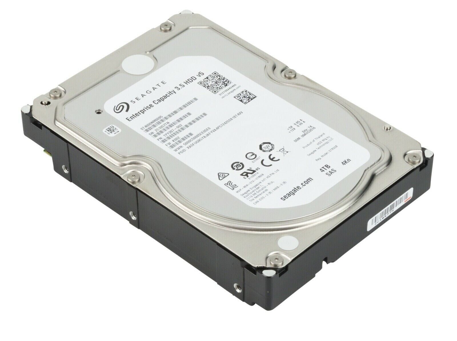 SEAGATE 4TB 7.2K 3.5'' 12Gb/s 4Kn SAS HDD ST4000NM0095