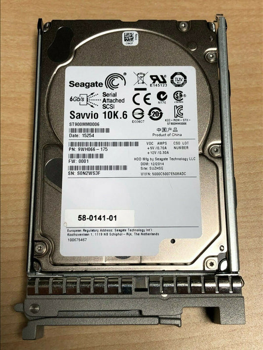 Cisco UCS-HDD900GI2F106 900GB 10k RPM SAS 6 Gb/s 2.5 Inch HDD