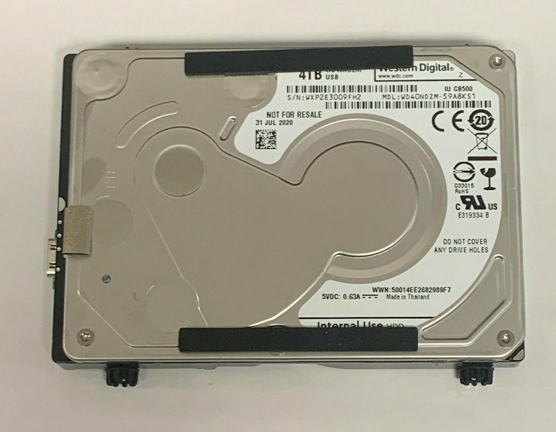 WD40NDZM-59A8KS1,  WESTERN DIGITAL USB C  4TB 31 JUL 2020