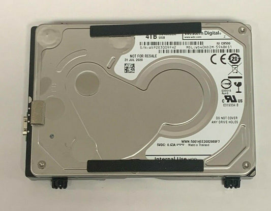 WD40NDZM-59A8KS1,  WESTERN DIGITAL USB C  4TB 31 JUL 2020