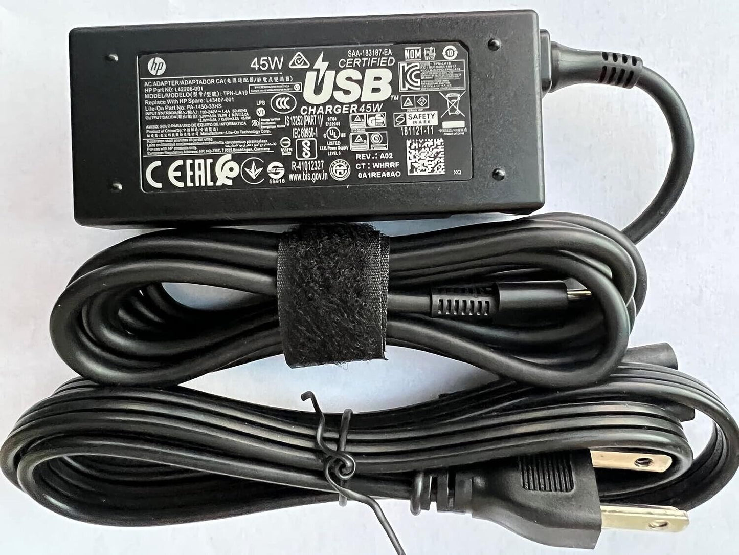 Genuine HP Laptop Charger AC Power Adapter L42206-002 L43407-001 USB-C 45W