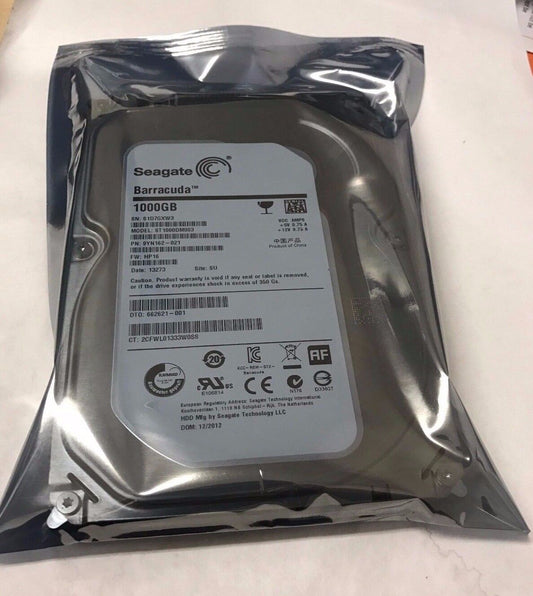 Seagate Barracuda ST1000DM003 7200RPM 1TB 3.5" Desktop Hard Drive  SATA 6.0Gbps 