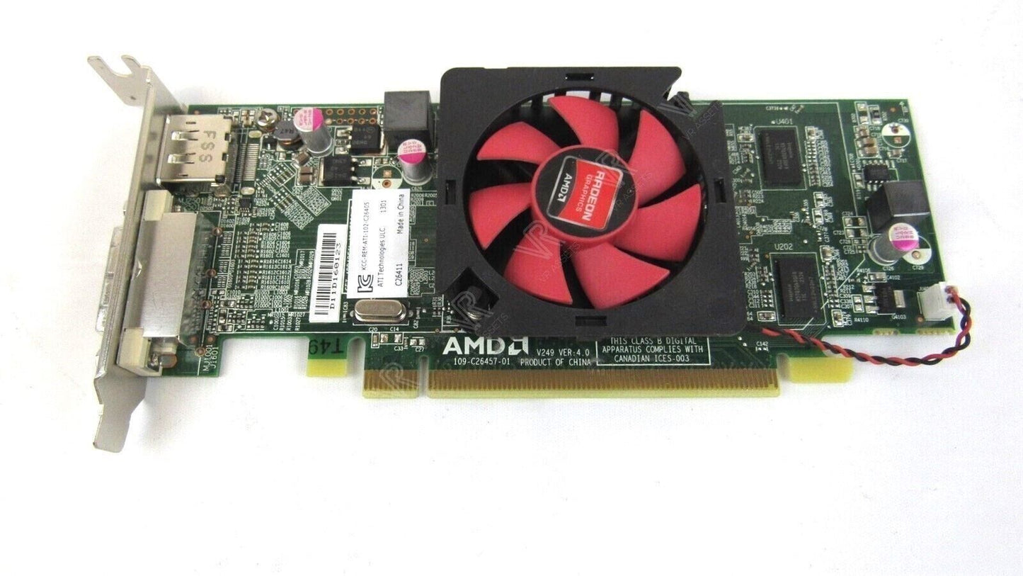 Dell AMD Radeon HD6450 1GB GDDR3 DVI Displayport Low Profile Video Card 0WH7F