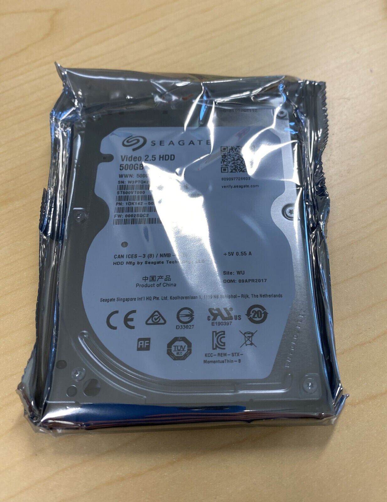 Seagate ST500VT000 VIDEO 500GB 5.4K RPM  2.5" SATA HDD Hard Drive dell HP laptop