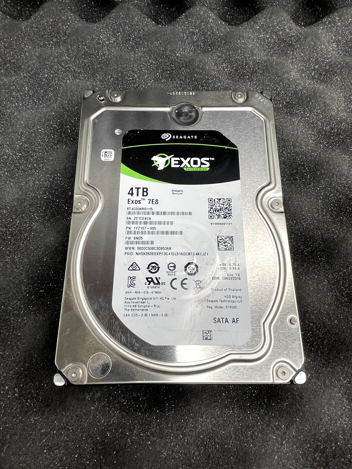 Seagate EXOS 7E8 ENTERRISE  4TB Hard Drive  ST4000NM0115 3.5 HDD