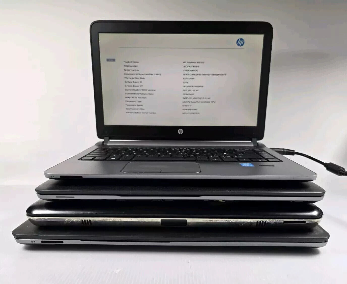 Lot Of 8 HP EliteBook 840  G1 , i5 lot # 64 for parts as is