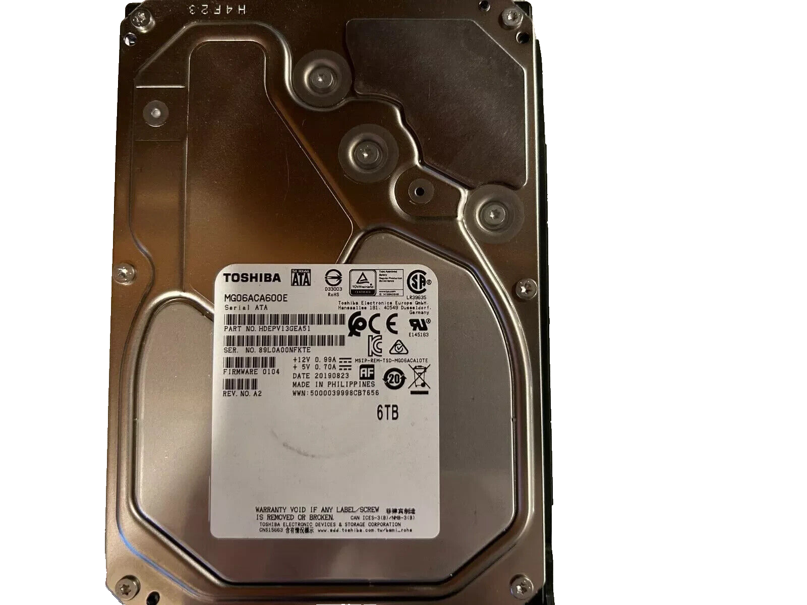 Toshiba Enterprise MG06ACA600E 6TB 3.5" SATA III Internal HDD NAS SERVER CCTV #2